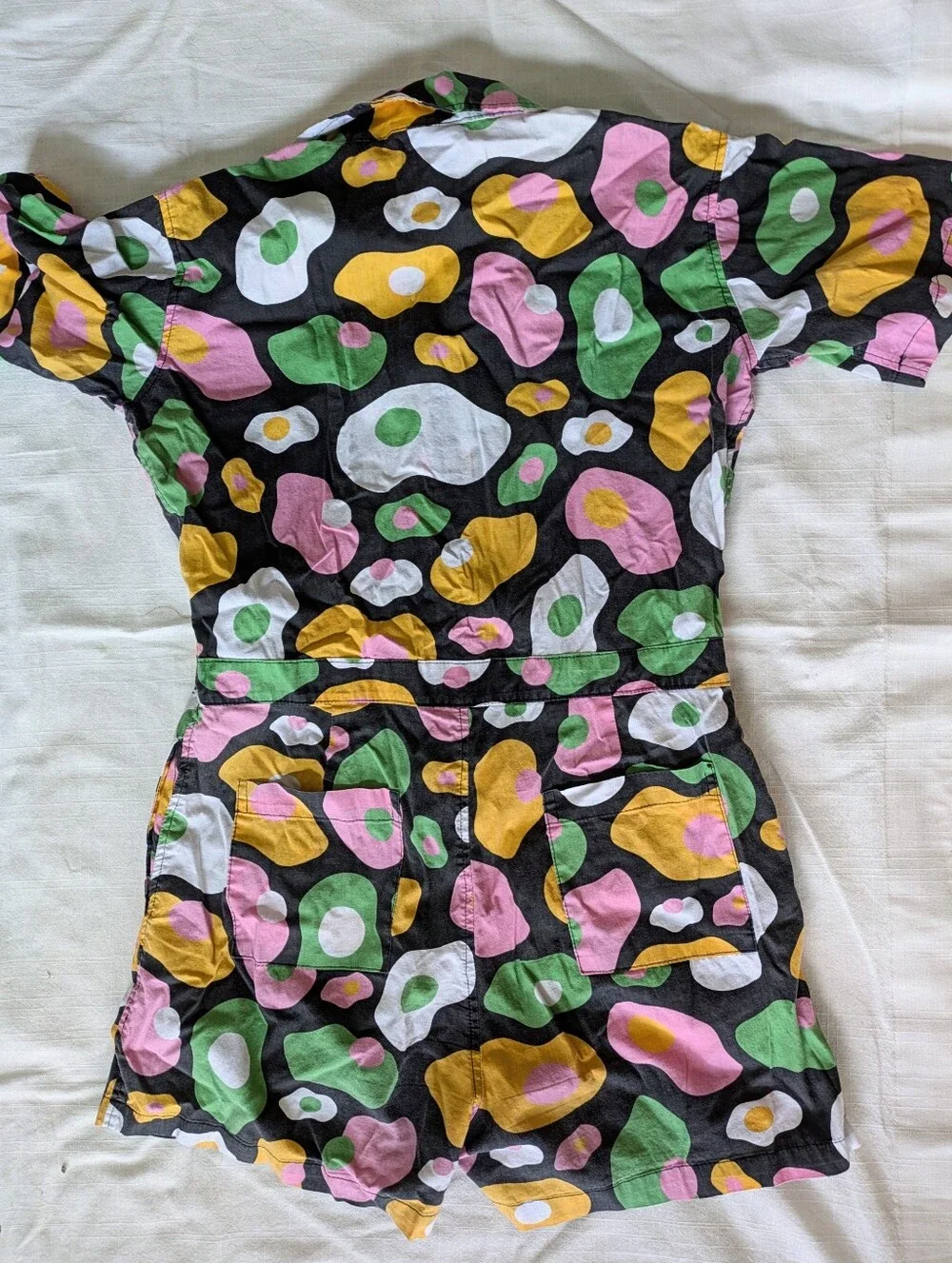Nooworks Eggs Shortalls Jumpsuit - Picture 4 of 6